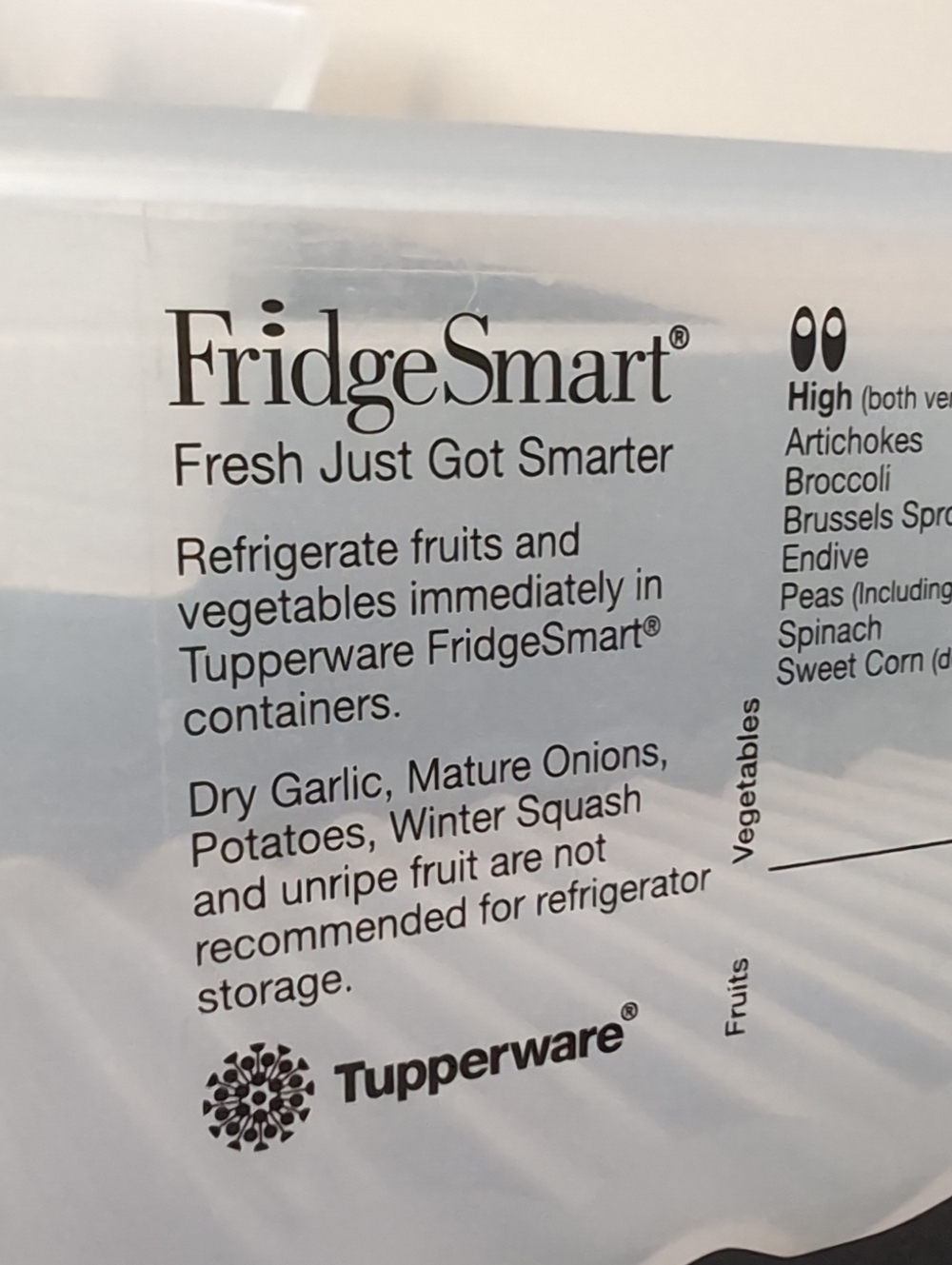 Tupperware Fridgesmart Storage Containers (2) - Picture 6 of 10